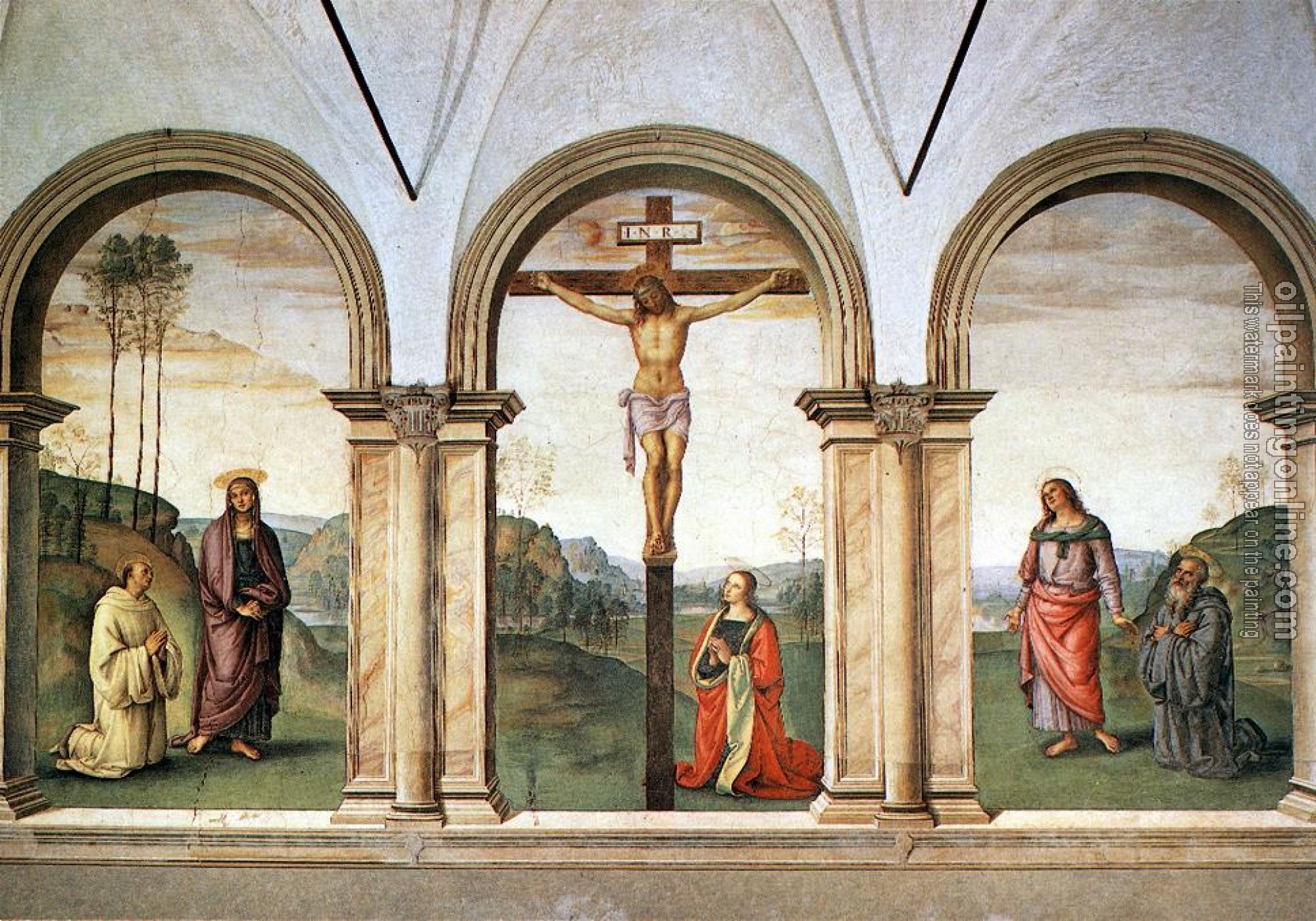 Perugino, Pietro - The Pazzi Crucifixion